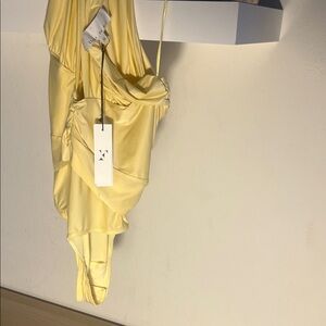 Fleur du Mal Yellow Bodysuit